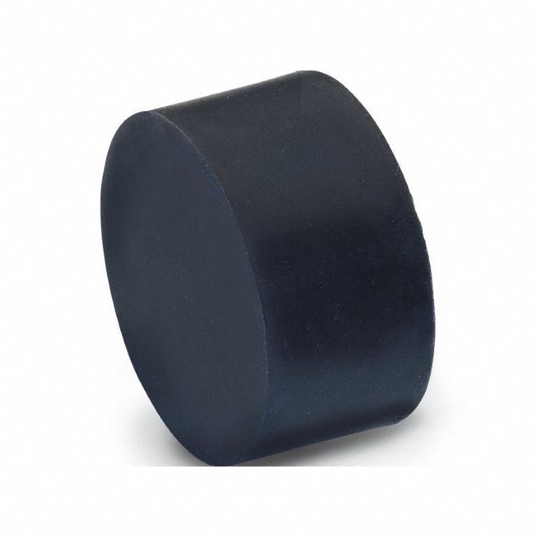 Vibration-Isolating Mount: Cylindrical, Natural Rubber, Female x Non-Threaded Style