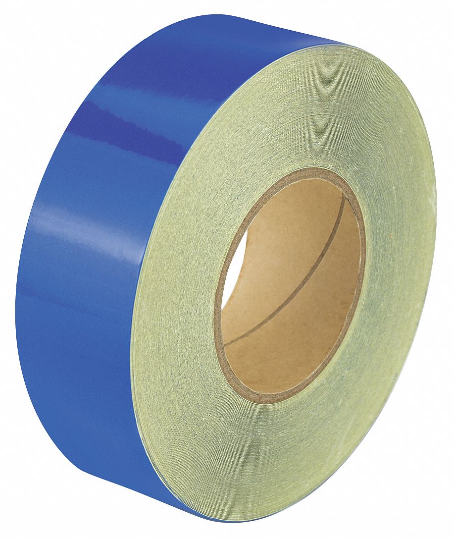 Reflective, Solid, Floor Marking Tape 452C19RF6BL Grainger