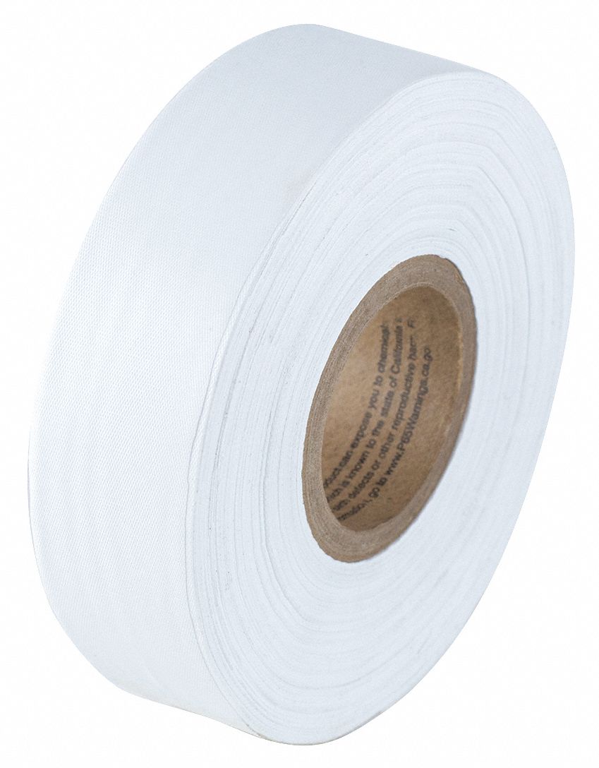 Flagging Tape, Vinyl, Roll 300 ft. L