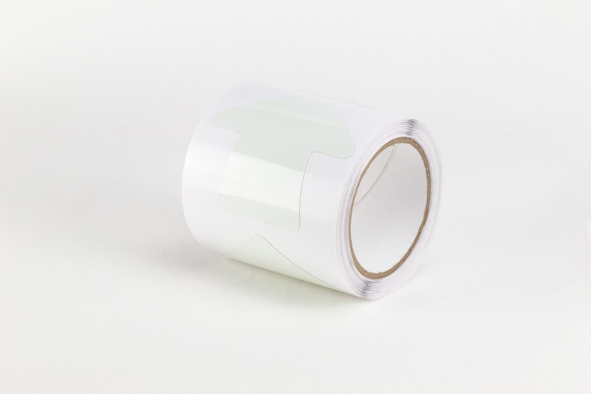Floor Marking Tape: Arrow, Solid, White, No Legend, 4 in, 11 mil Tape Thick, Approved Vendor, GLA