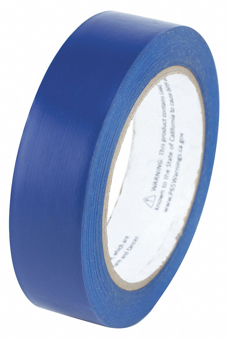 HARRIS Aisle Marking Tape, Solid, Continuous Roll, 1 in Width, 1 EA