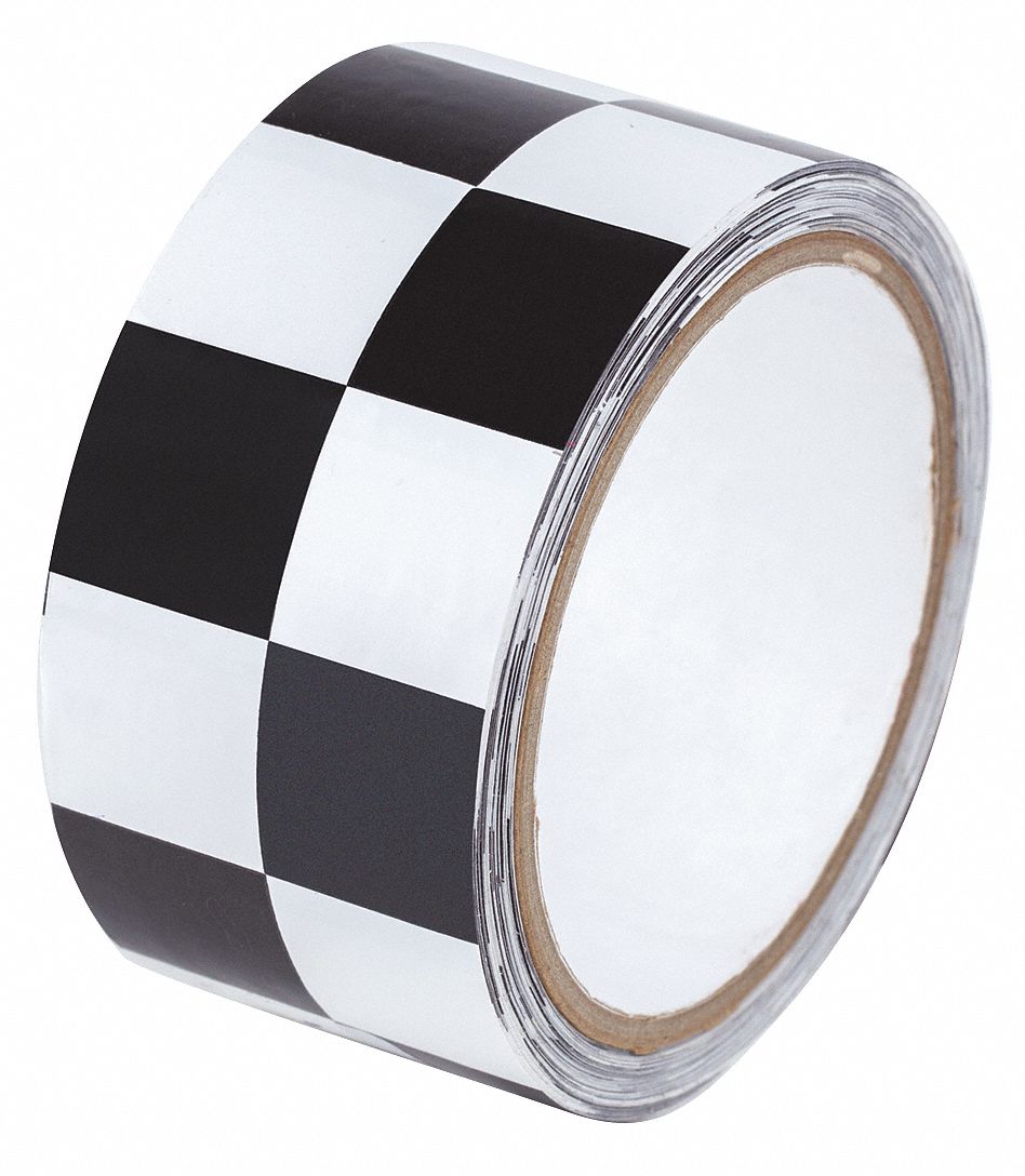 Gen Purpose, Checkered, Floor Marking Tape 452D308A754 Grainger
