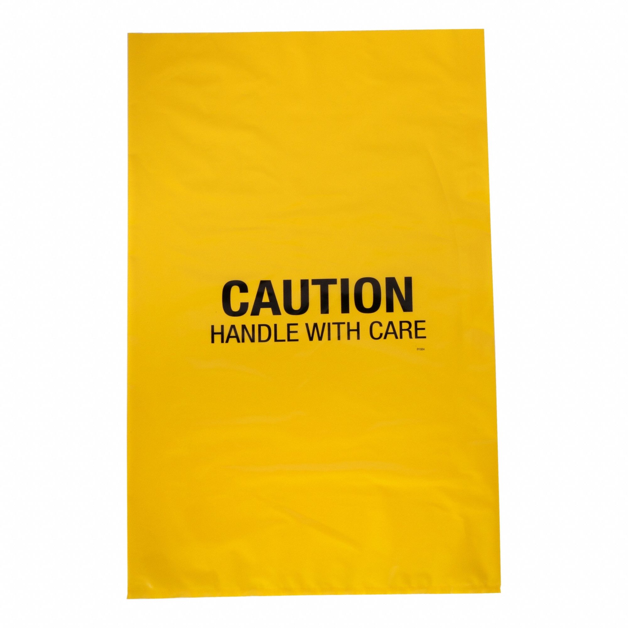 Disposal Bags: Polyethylene, Yellow, 10 gal Capacity, 30 in Lg, 18 in Wd, 30 in Ht, 3 mil Thick