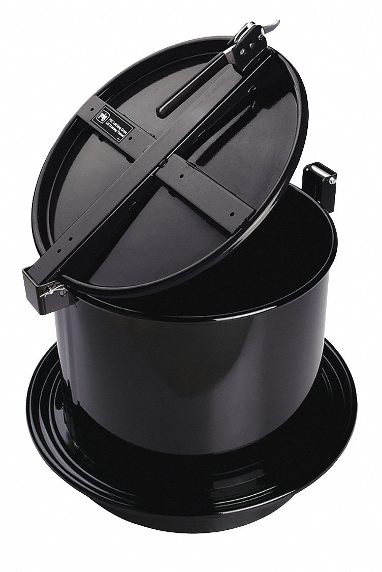 DRUM LID, 23¾ IN OUTSIDE DIA, FOR OPEN HEAD STEEL DRUMS, FOR 55 GAL DRUM CAPACITY