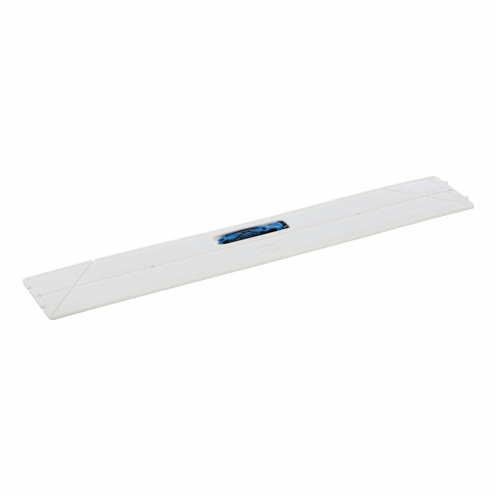 Installation Board and Safety Knife: Plastic/Rubber, 1/4 in Ht, 5 3/4 in Lg, 38 in Wd