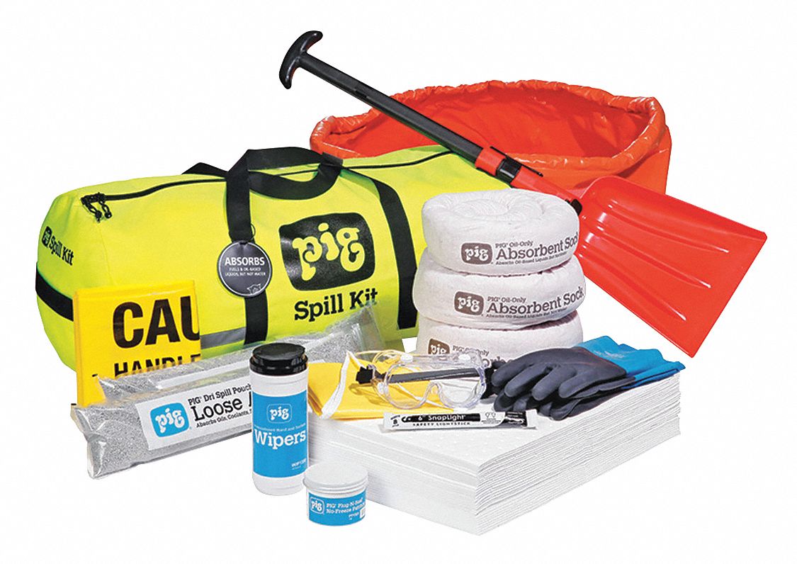 TRUCK SPILL KIT,10 GAL ABSORB,YELLOW