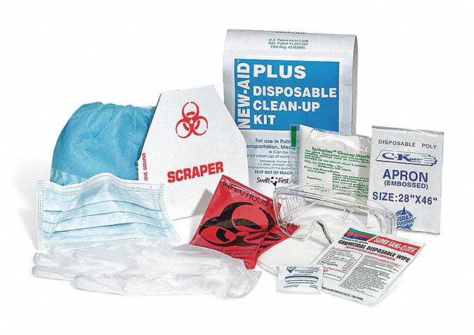 NEW PIG, Box, Body Fluid Spill Kit - 452L64|pls1131 - Grainger