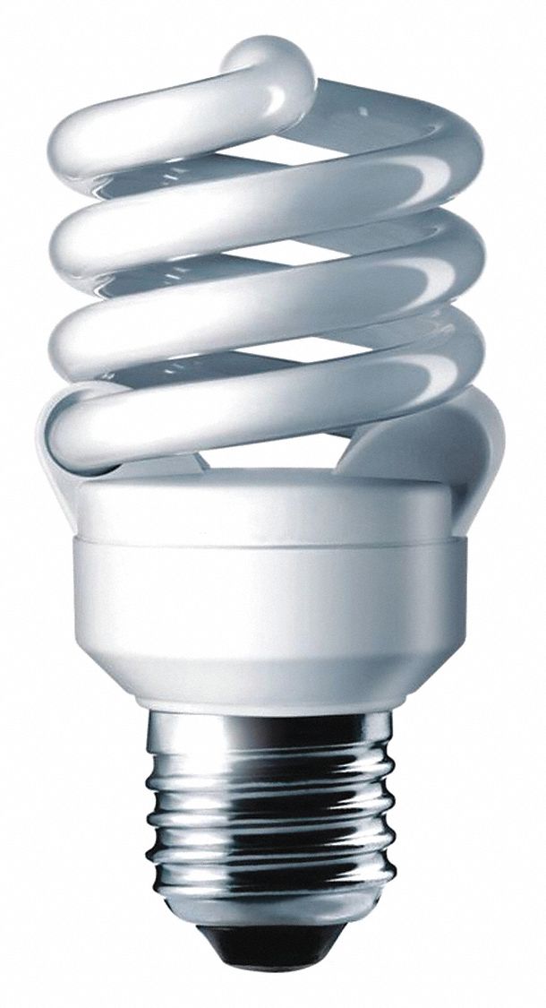 LUMAPRO Screw-In CFL Bulb, Spiral, Medium Screw (E26), Lumens 1,600 lm ...