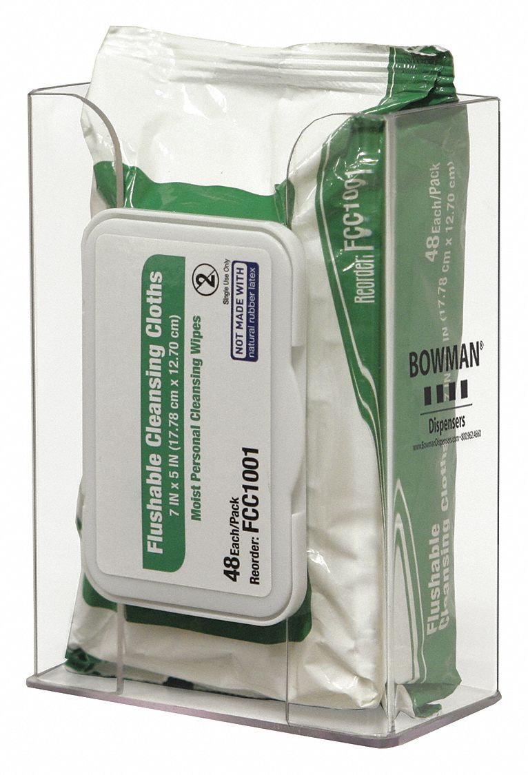 Wipe Dispenser, 1 Compartments, Clear