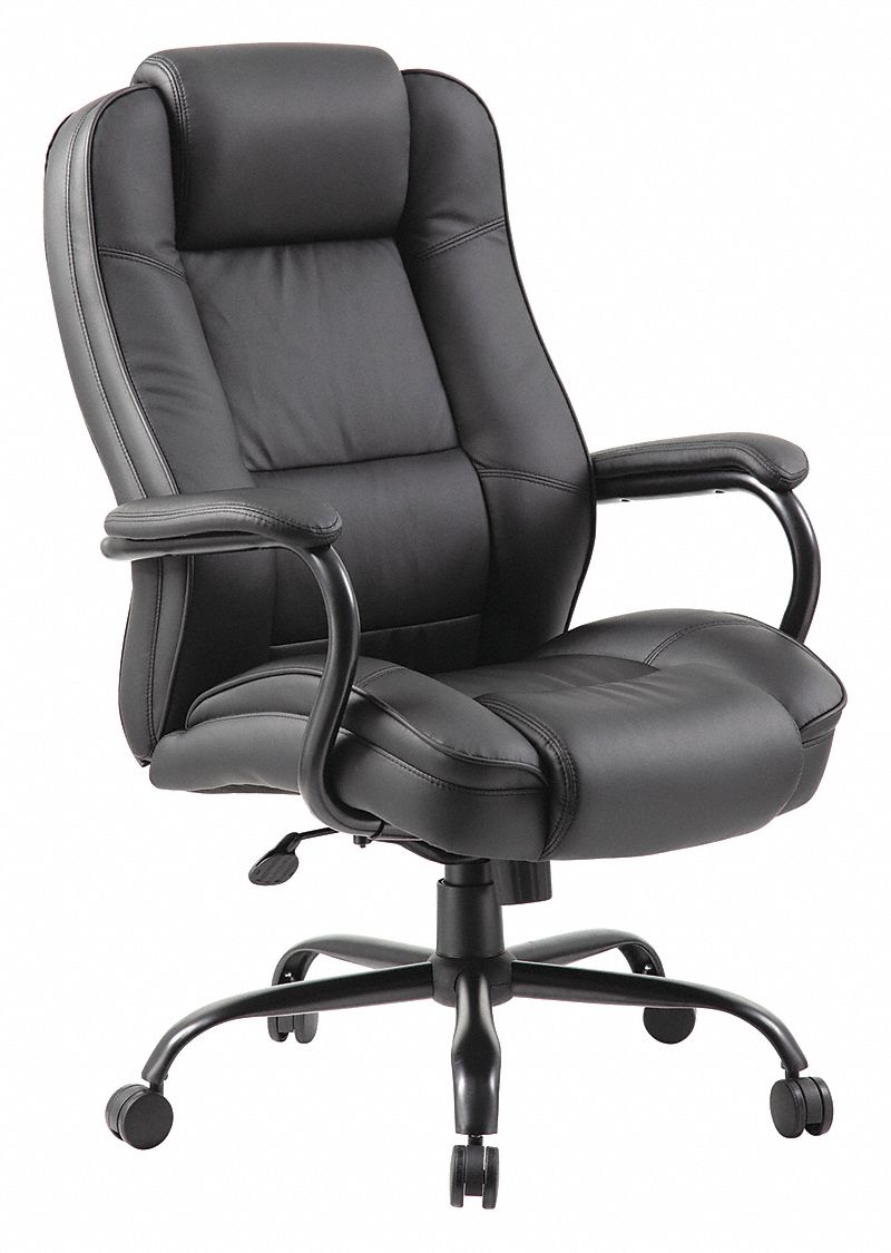 Fixed Arm Black Executive Chair 452R31 452R31 Grainger