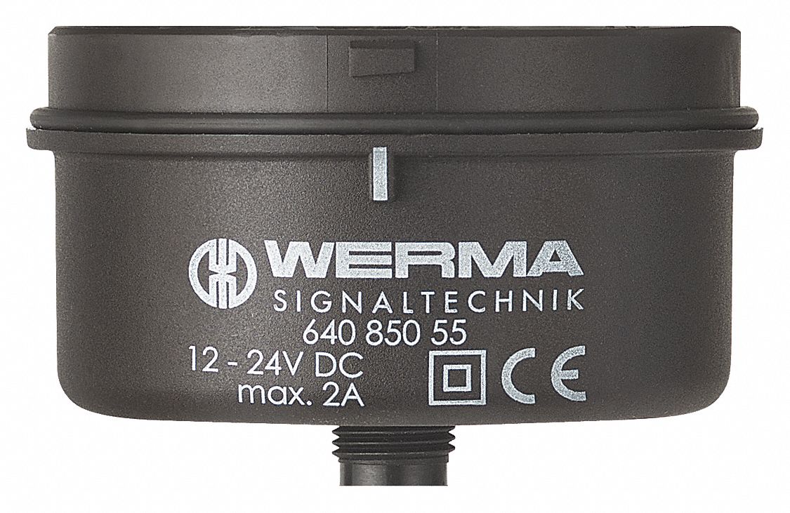 Terminal Element: Tower Light Adapter, For KombiSIGN 71, 2 5/16 in Overall Ht, 64088000