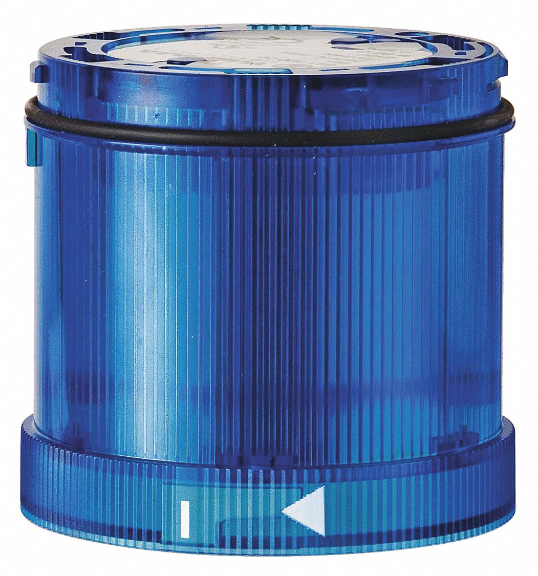 24V AC/DC, Blue, Tower Light Module Steady - 452T40|64450075 - Grainger
