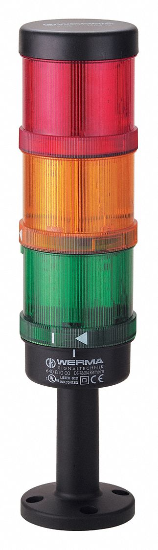 Tower Light Assembly 24VAC/DC 30mA 70mm