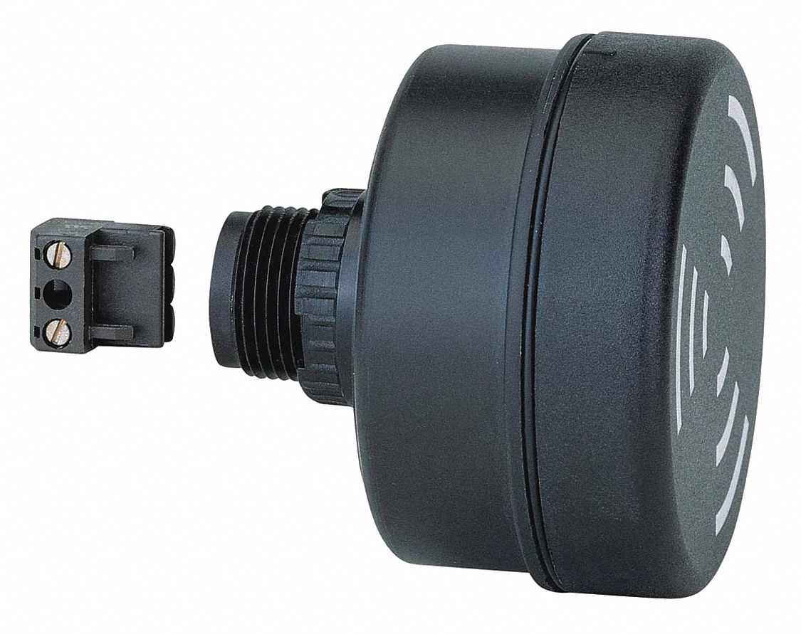 AVERTISSEUR,115 VCA, NOIR, INT, EXT