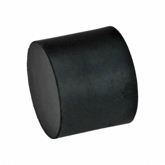 Vibration-Isolating Mount: Cylindrical, Natural Rubber, Female x Non-Threaded Style