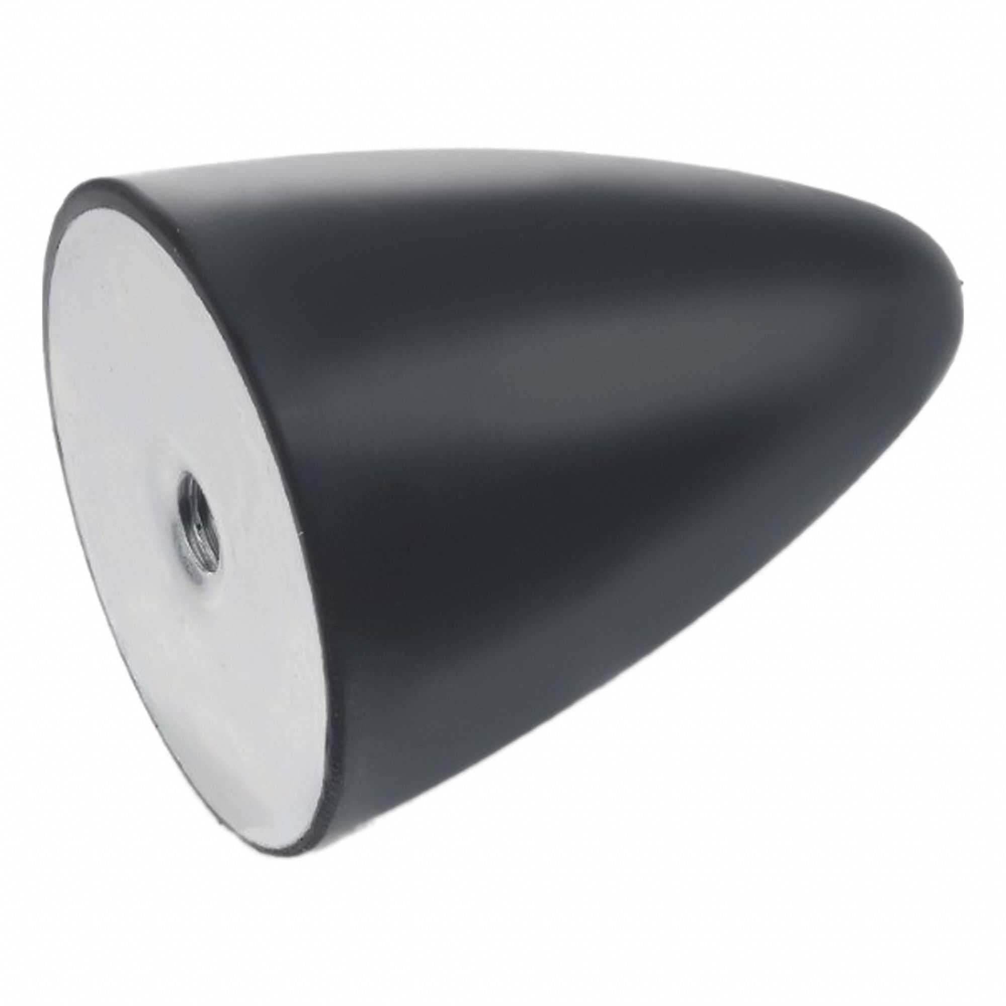 Vibration-Isolating Mount: Conical, Natural Rubber, Female x Non-Threaded Style
