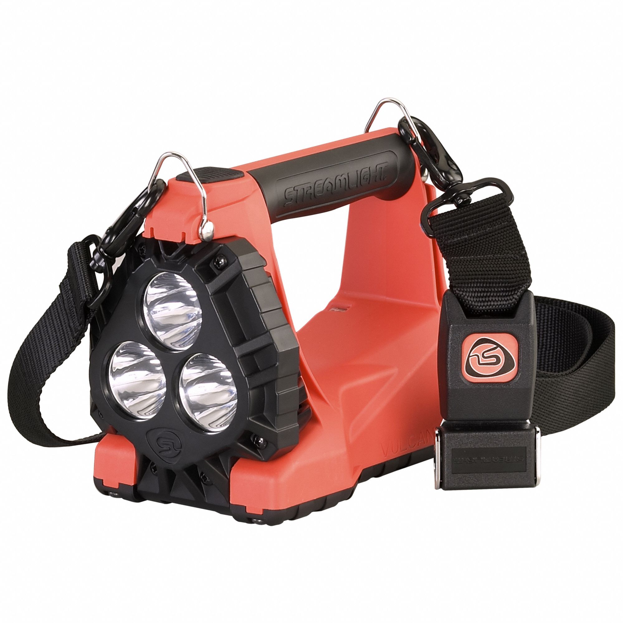 INDUSTRIAL LANTERN, RECHARGEABLE, 1,200 LM, 5.8 HR RUN TIME AT MAX BRIGHTNESS, ORANGE