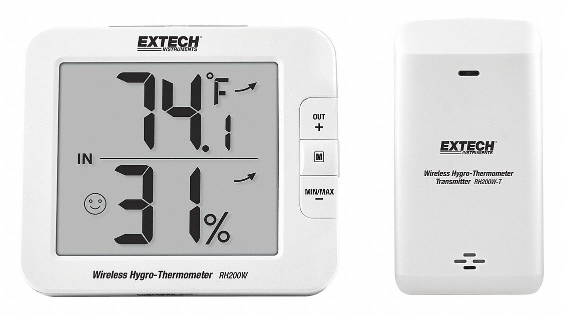 Royal Digital Wireless Indoor/Outdoor Thermometer with Wireless Remote WS44