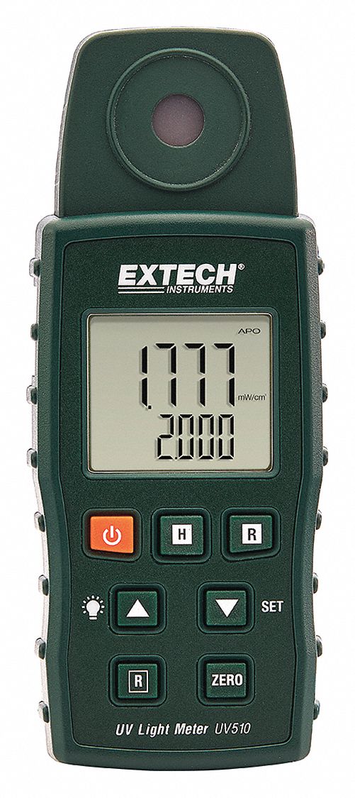 ULTRA VIOLET LIGHT METER,LCD,FULL SIZE