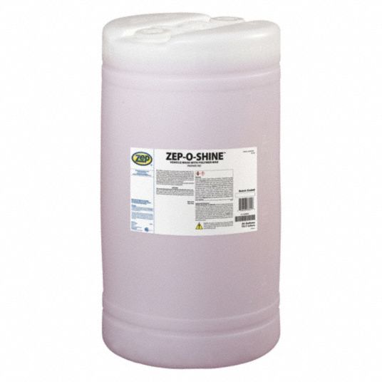 ZEP, 20 gal Container Size, Car Wash/Polymer Wax 453D6738250 Grainger