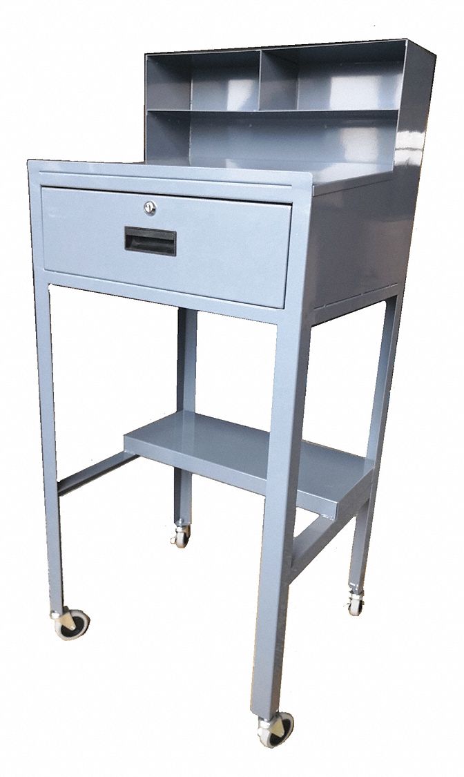 OpenBase Desk, 23 in x 20 in x 51 in, Shop Desk 453F24453F24 Grainger