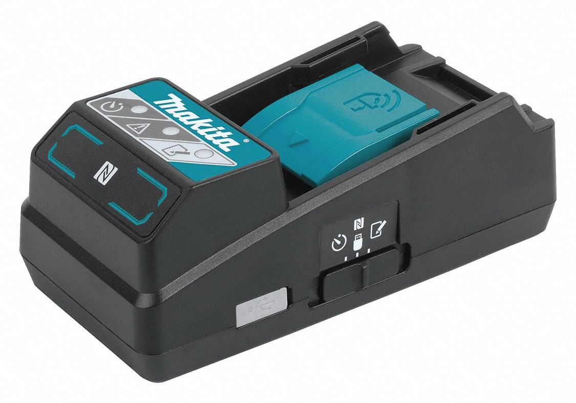Battery Terminal: Single-Port Charging, For 18V DC, 120V AC, Maktrak
