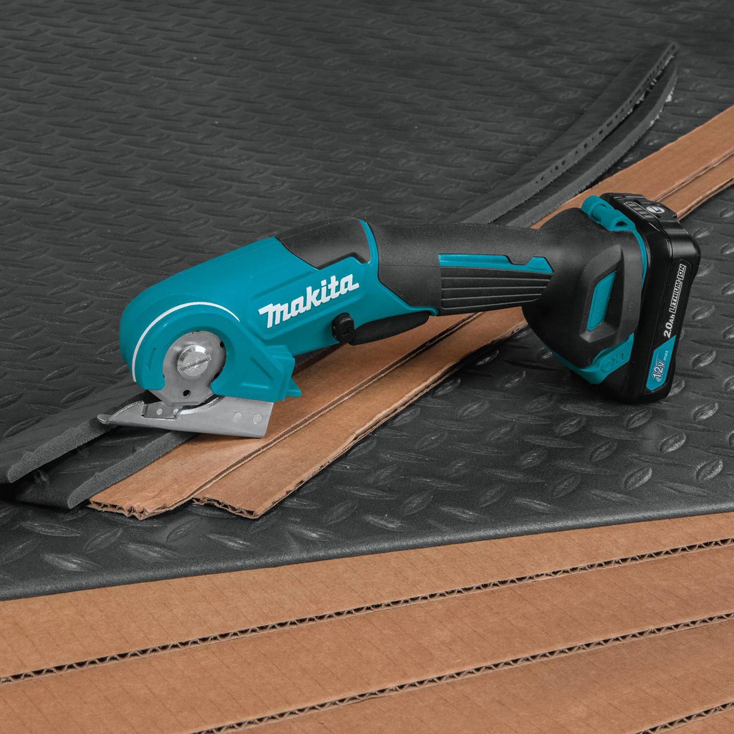 MAKITA Shear Kit Cardboard/Carpet/Leather/Rubber/Vinyl, 12V DC