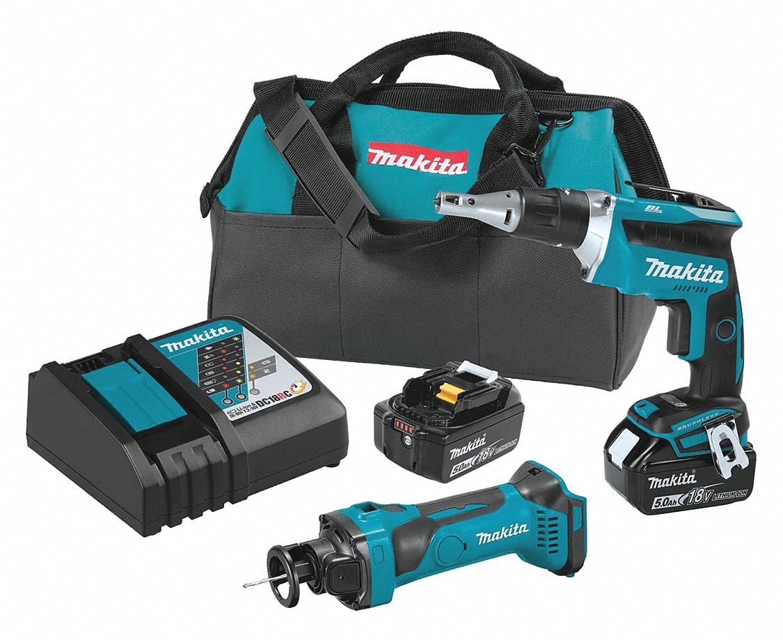 Cordless Tool Combination Kit: 2 Tools, Cut-Out Tool/Screwdriver, 18 V DC Volt, LXT®, LXT®