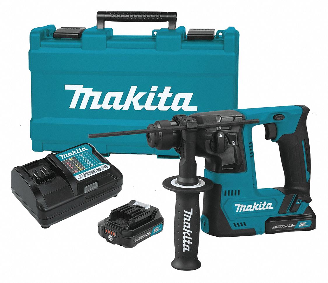 MAKITA, DHandle, 12 V, Cordless Rotary Hammer Kit 453G16RH02R1 Grainger