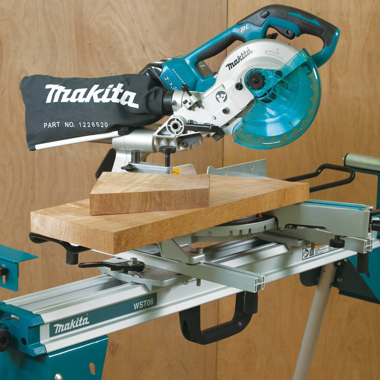 MAKITA Compact Folding Miter Saw Stand 56 in Lg, 29 1/2 in Wd, 33 1/2 in Ht, All Makita Miter