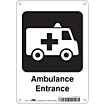 Ambulance Entrance Signs image