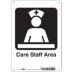 Care Staff Area Signs