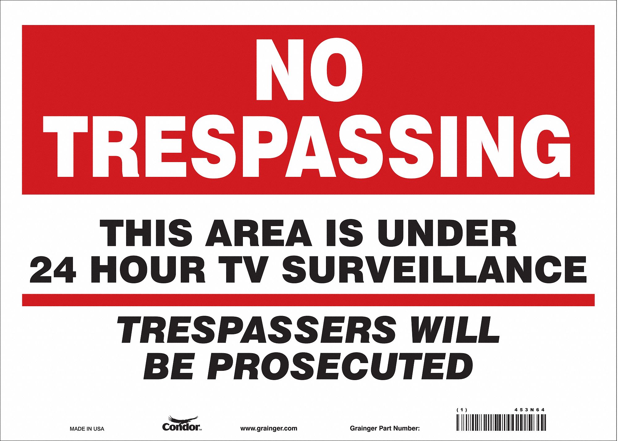 Safety Sign: Vinyl, Adhesive Sign Mounting, 10 in x 14 in Nominal Sign Size, Not Retroreflective