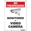 No Trespassing: Monitored By Video Camera Signs
