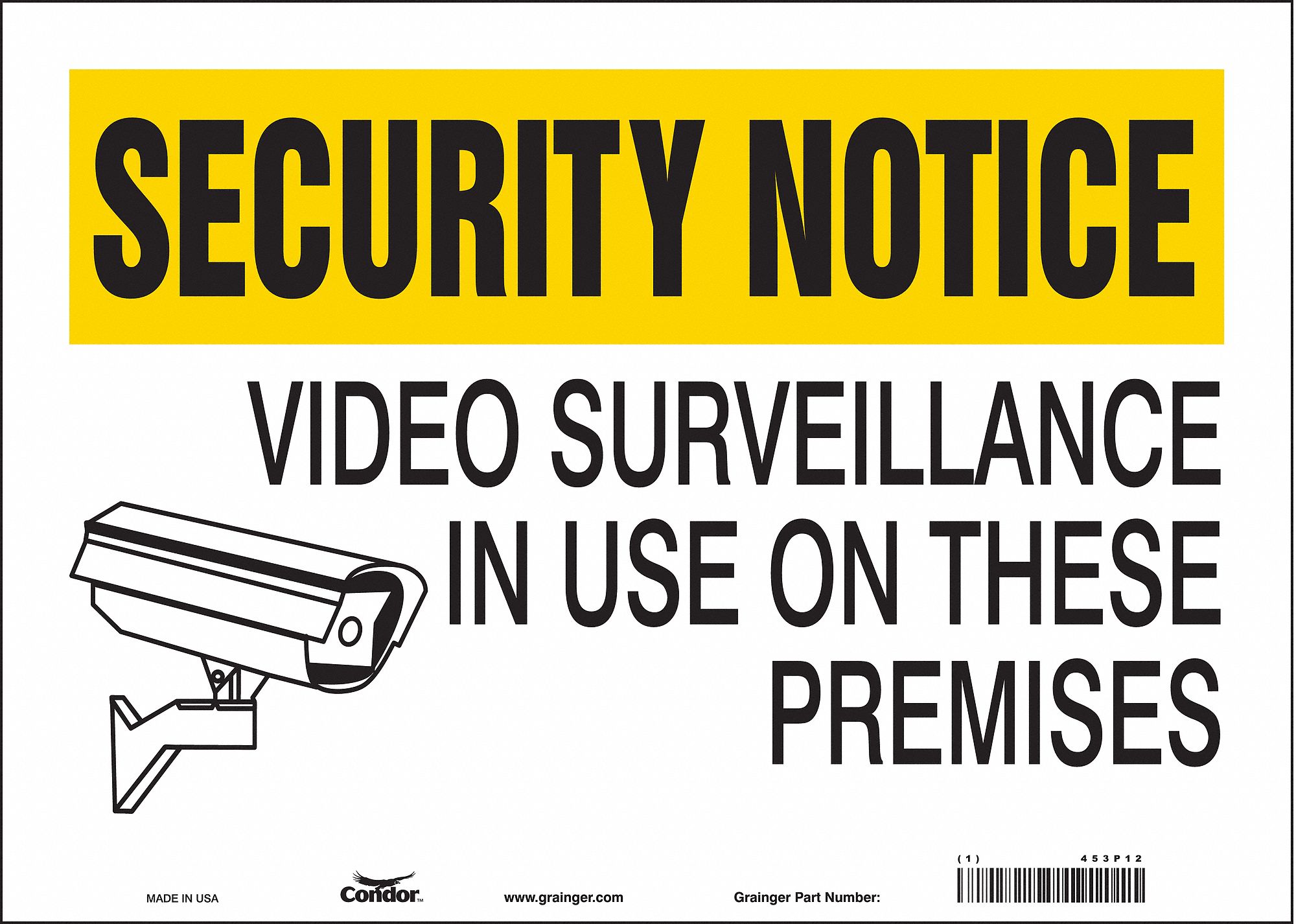 Safety Sign: Vinyl, Adhesive Sign Mounting, 10 in x 14 in Nominal Sign Size, Not Retroreflective