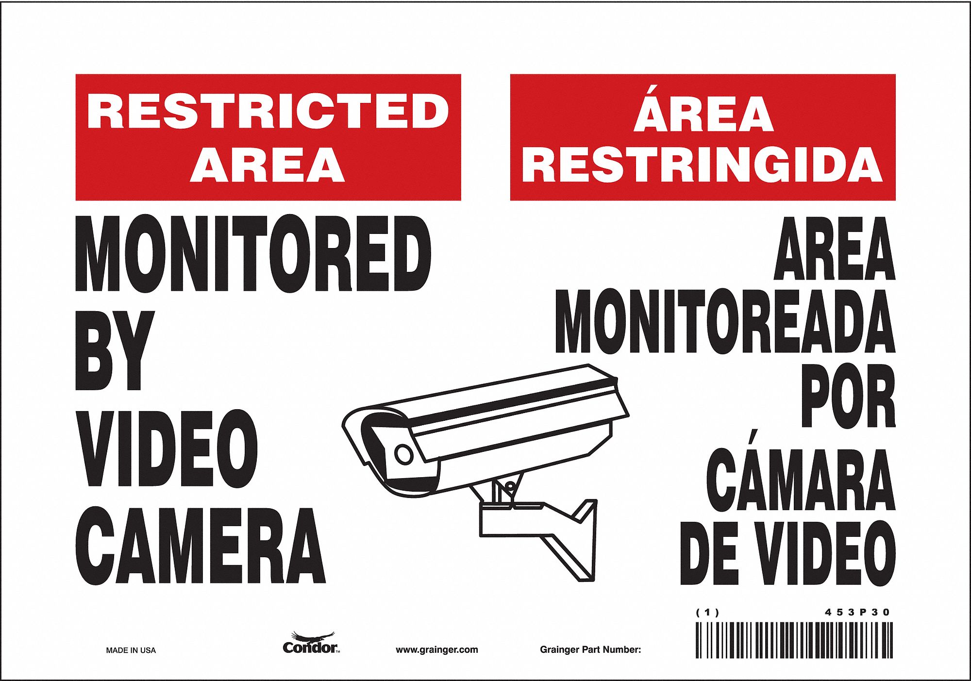 Safety Sign: Vinyl, Adhesive Sign Mounting, 7 in x 10 in Nominal Sign Size, Not Retroreflective