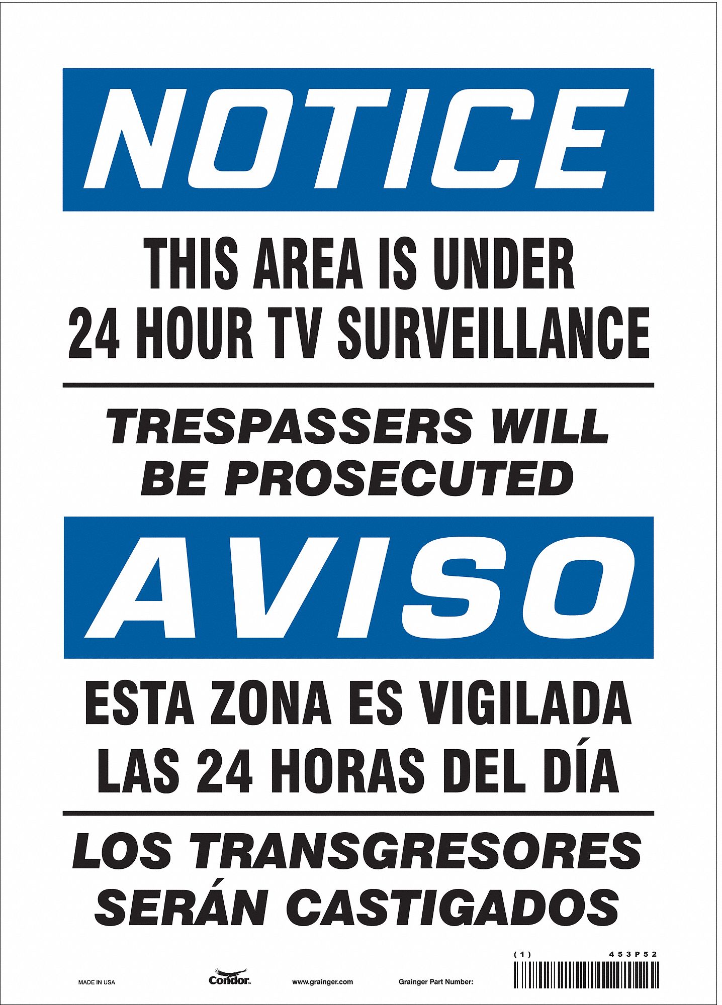 Safety Sign: Vinyl, Adhesive Sign Mounting, 14 in x 10 in Nominal Sign Size, Not Retroreflective