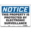 Notice: This Property Protected By Electronic Surveillance Signs