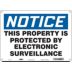 Notice: This Property Protected By Electronic Surveillance Signs