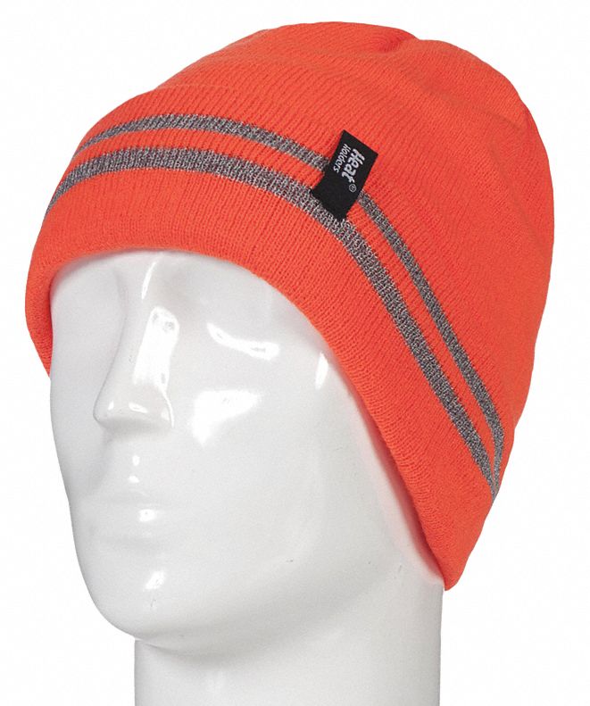 Knit Cap, Covers Head, Universal, Bright OR