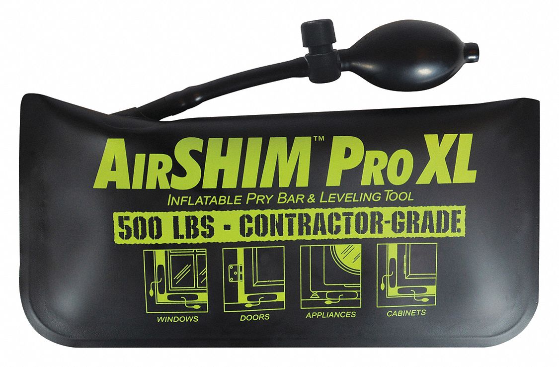 AIRSHIM Air Wedge with 500 lb Max. Load Capacity 453T281194 Grainger