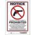 Notice Carrying A Concealed Handgun Is Prohibited In Or On This Place Or Premise Signs