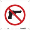 Square No Handguns Symbol Signs