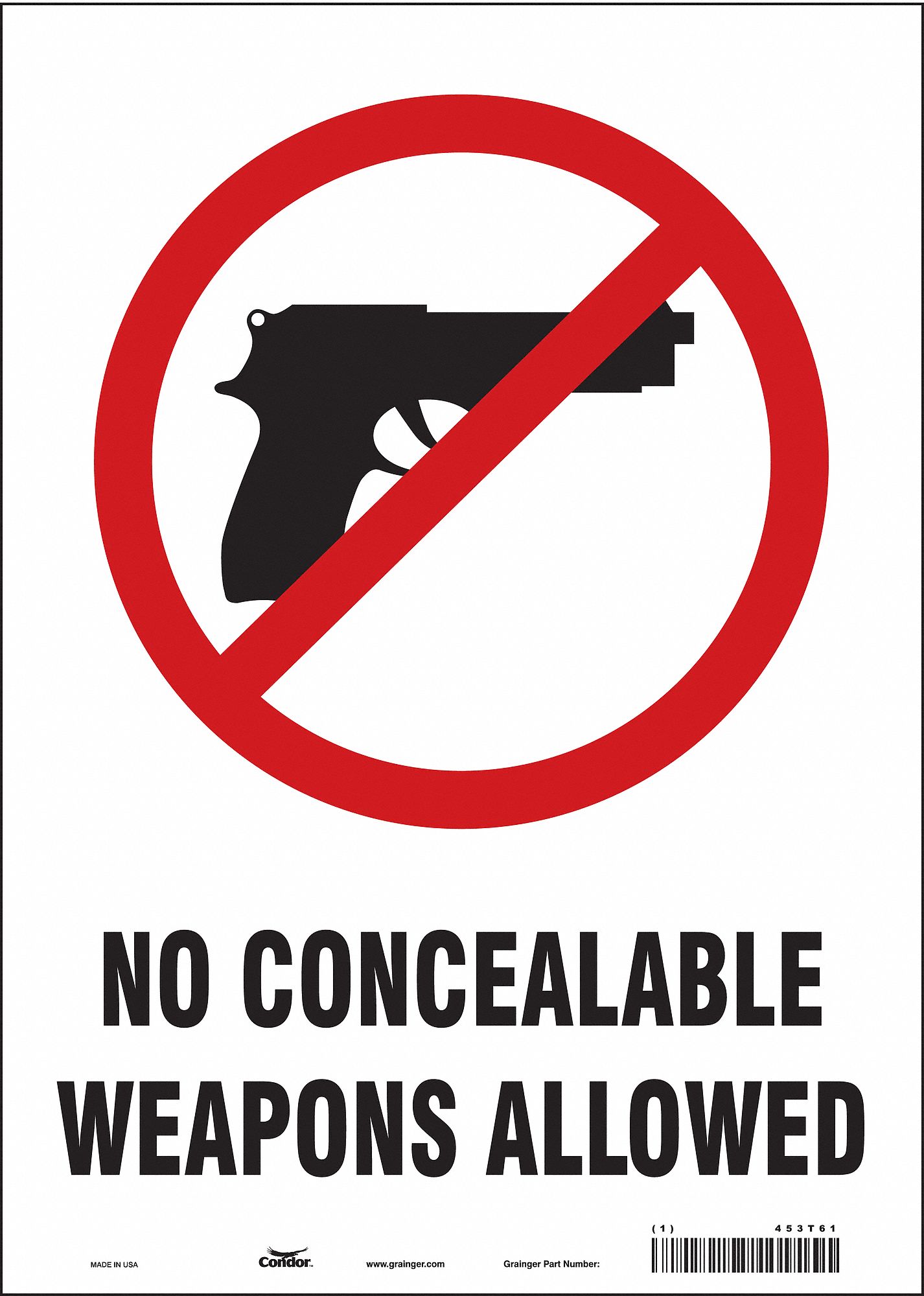 Safety Sign: Vinyl, Adhesive Sign Mounting, 14 in x 10 in Nominal Sign Size, Not Retroreflective