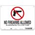 No Firearms Allowed As Authorized By T.C.A. §39-17-1359 Signs