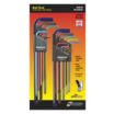 L-Shaped Color-Coded Ball End Hex Key Sets