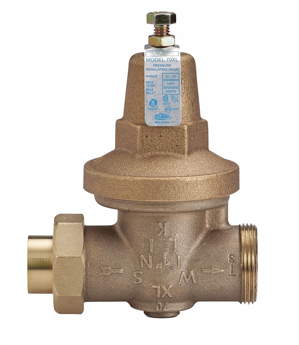 ZURN WILKINS, FNPT, 1 in Pipe Size, Water Pressure Reducing