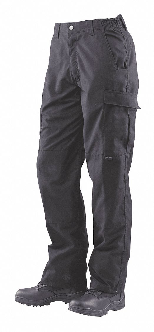 PANTALON TACTIQUE, NR, 36 PO X 30 PO TA