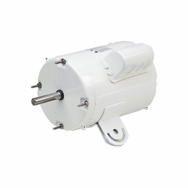 Washdown Motor: Permanent Split Capacitor, 1/2 hp Horsepower, 1, 800 RPM RPM, 115/230V AC
