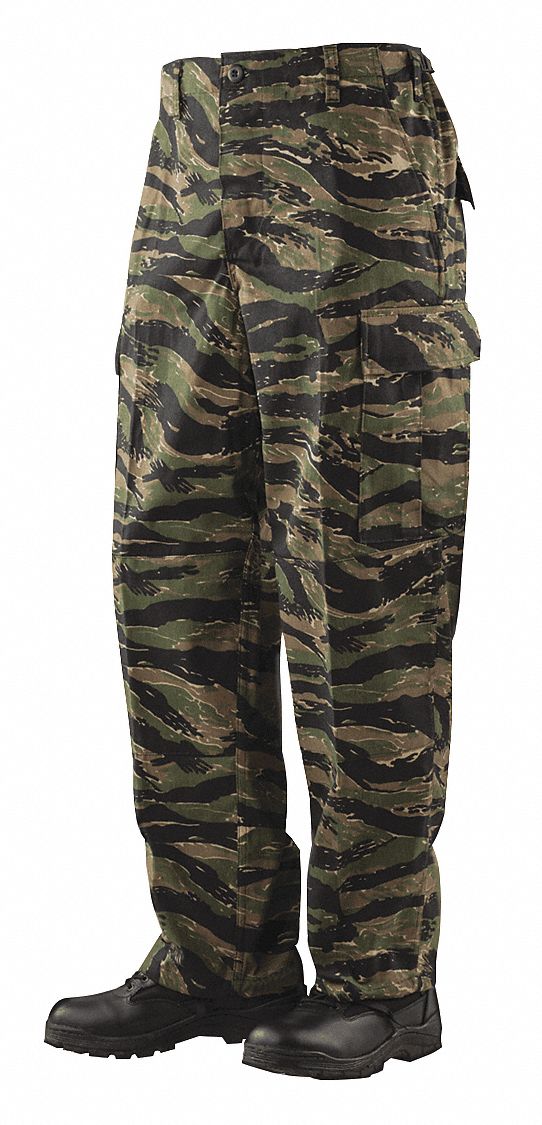 TRU-SPEC, M, Vietnam Tiger Stripe, BDU Trouser - 454D05|1593 - Grainger